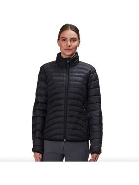 Marmot Women's Aruna 600 Fill Down Puffer Jacket/Coat Sz XL Black Full zip